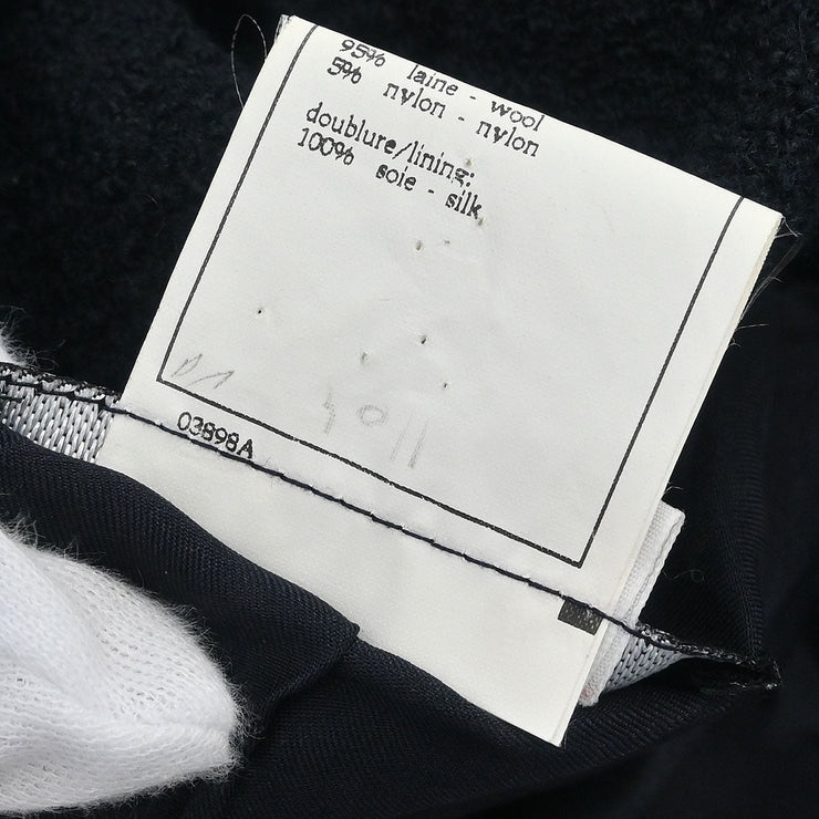 Chanel Jacket Black 95A #38 154558