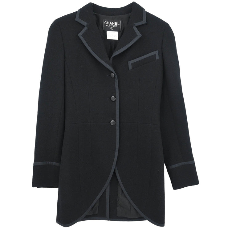 Chanel Jacket Black 96C #36 154561