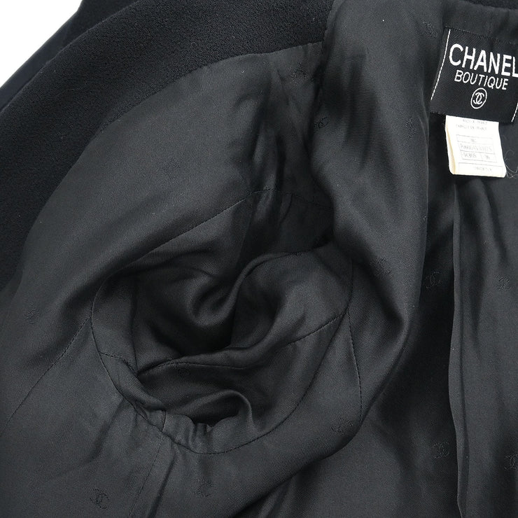 Chanel Jacket Black 96C #36 154561