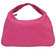 Bottega Veneta Pink Intrecciato Hobo Handbag BO2359621V 154567