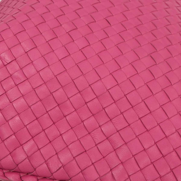 Bottega Veneta Pink Intrecciato Hobo Handbag BO2359621V 154567