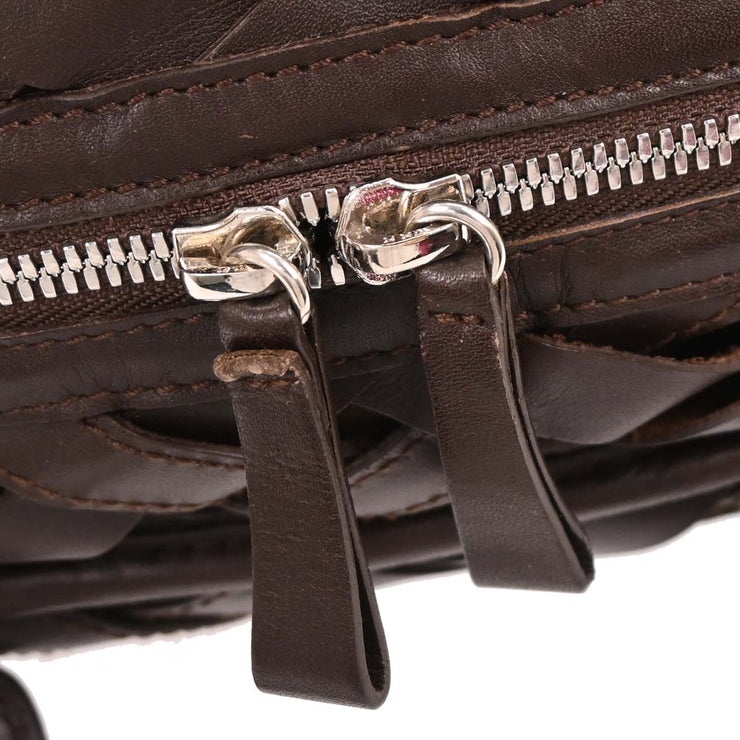 Loewe Brown Amazona 36 Handbag 060709 154571