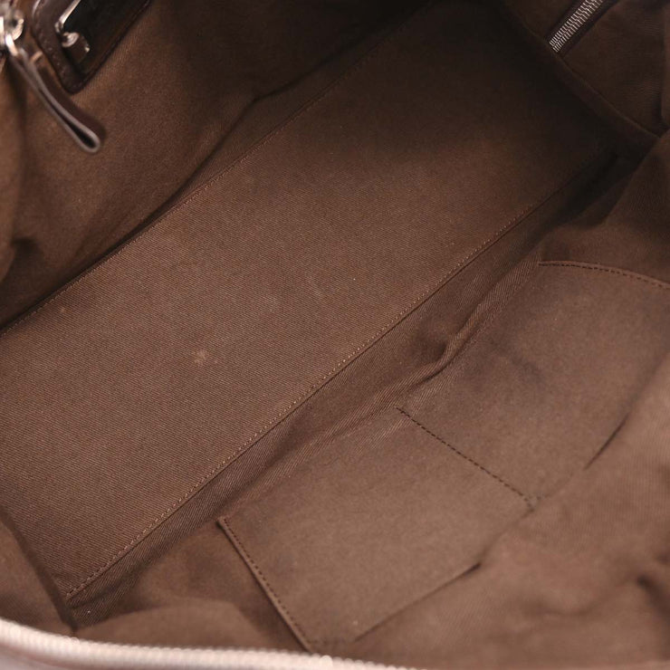 Loewe Brown Amazona 36 Handbag 060709 154571