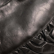 Christian Dior Black Leather Corset Handbag 13BM-0044 154582