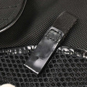 Christian Dior Black Nylon Saddle Shoulder Bag RU0022 154583