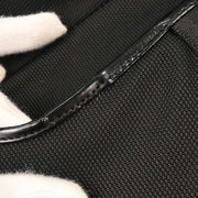 Christian Dior Black Nylon Saddle Shoulder Bag RU0022 154583