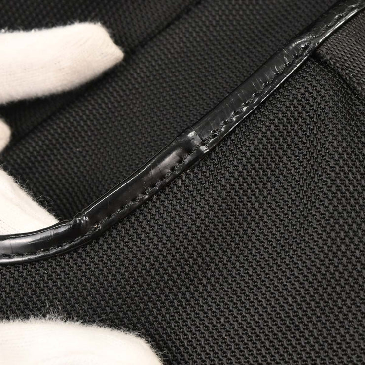 Christian Dior Black Nylon Saddle Shoulder Bag RU0022 154583