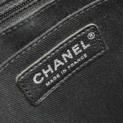 Chanel Black Calfskin Urban Shopping Tote 2way Shoulder Handbag 154589