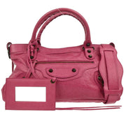 Balenciaga Pink The First 2way Handbag 103208.5560 213048 154591