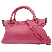 Balenciaga Pink The First 2way Handbag 103208.5560 213048 154591
