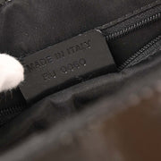 Christian Dior Black Patent Leather Double Saddle Handbag RU0060 154592