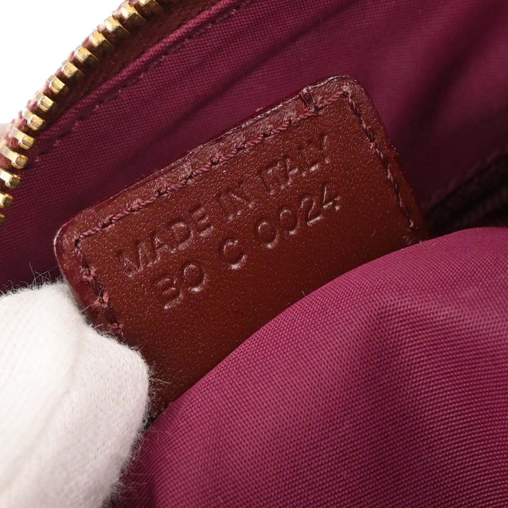 Christian Dior Bordeaux Trotter Handbag BOC0024 154593
