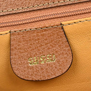 Gucci Brown Pigskin Bamboo Handbag 000-2113-0633 154594