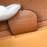 Gucci Brown Pigskin Bamboo Handbag 000-2113-0633 154594