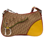 Christian Dior Rasta-Color Trotter Saddle Shoulder Bag 08RU0034 154598