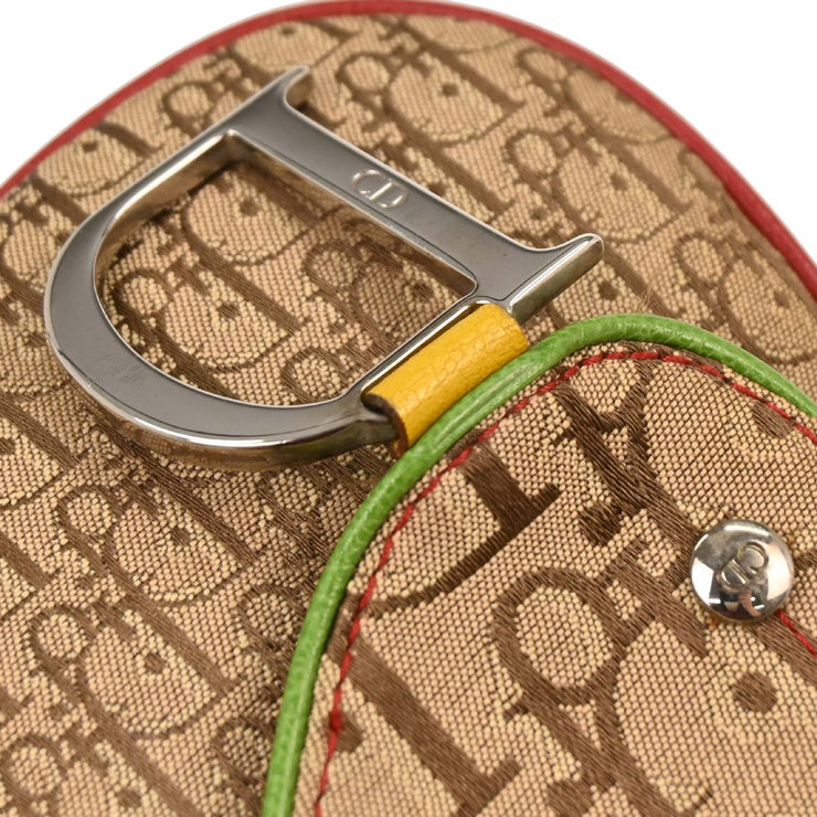 Christian Dior Rasta-Color Trotter Saddle Shoulder Bag 08RU0034 154598