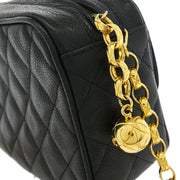 Chanel Black Calfskin Camera Bag Mini 154603