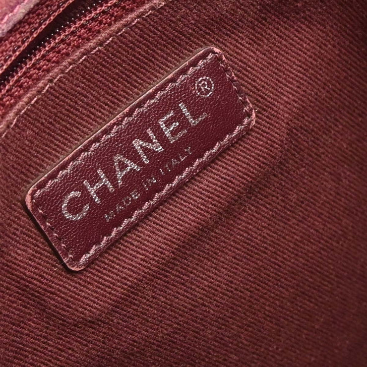 Chanel Yellow Suede Flap Shoulder Bag 154613