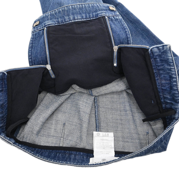 Chanel Denim Skirt Blue 08P #36 162608