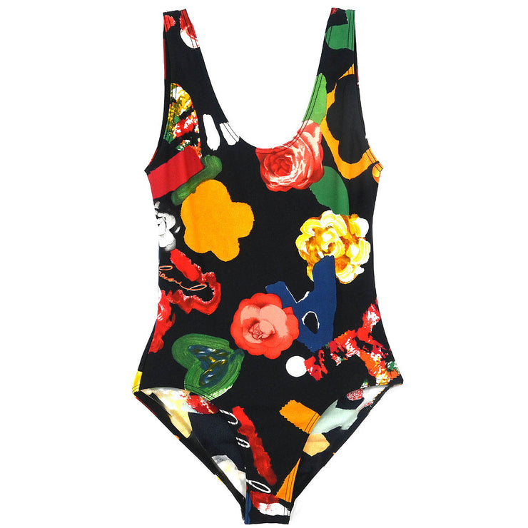 Chanel Swimwear Swimsuit Black #38 162620