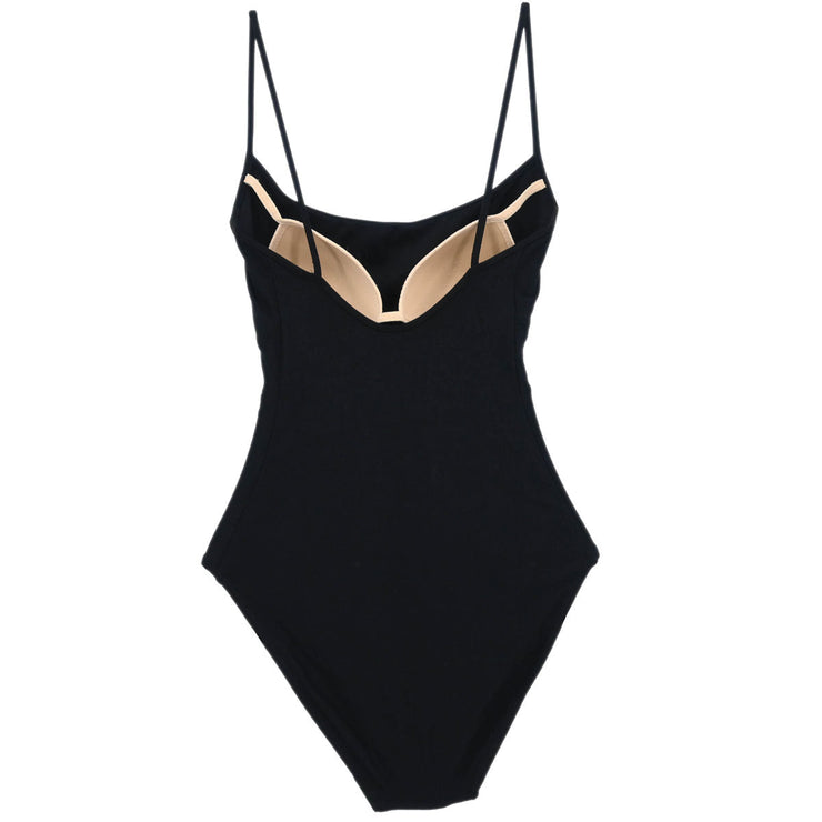Chanel Swimwear Swimsuit Black 02C #38 162622