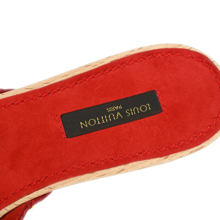 Louis Vuitton * Sandals Shoes Monogram Cherry CL0035 #36 162703