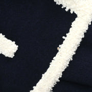 Chanel Collarless Jacket Navy 95C #44 162796