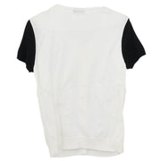 Chanel Short Sleeve Cardigan White #36 162799