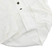 Chanel Short Sleeve Cardigan White #36 162799