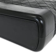 Chanel Black Lambskin Calfskin Gabrielle 2way Tote Handbag 165051