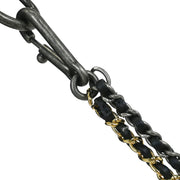 Chanel Black Lambskin Calfskin Gabrielle 2way Tote Handbag 165051