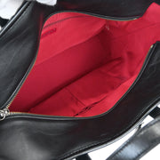 Chanel Black Lambskin Calfskin Gabrielle 2way Tote Handbag 165051