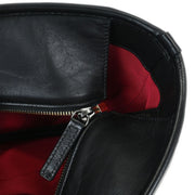 Chanel Black Lambskin Calfskin Gabrielle 2way Tote Handbag 165051