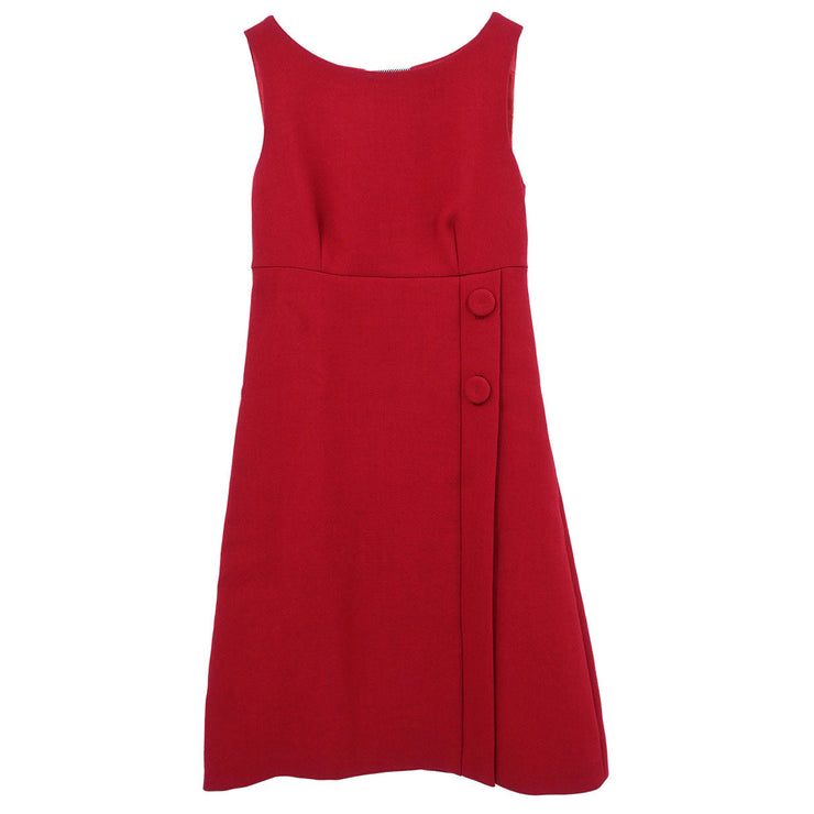 Prada Sleeveless Dress Red APD1 2012 1635 #38 165404
