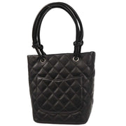 Chanel Black Calfskin Cambon Ligne Tote Handbag 165678