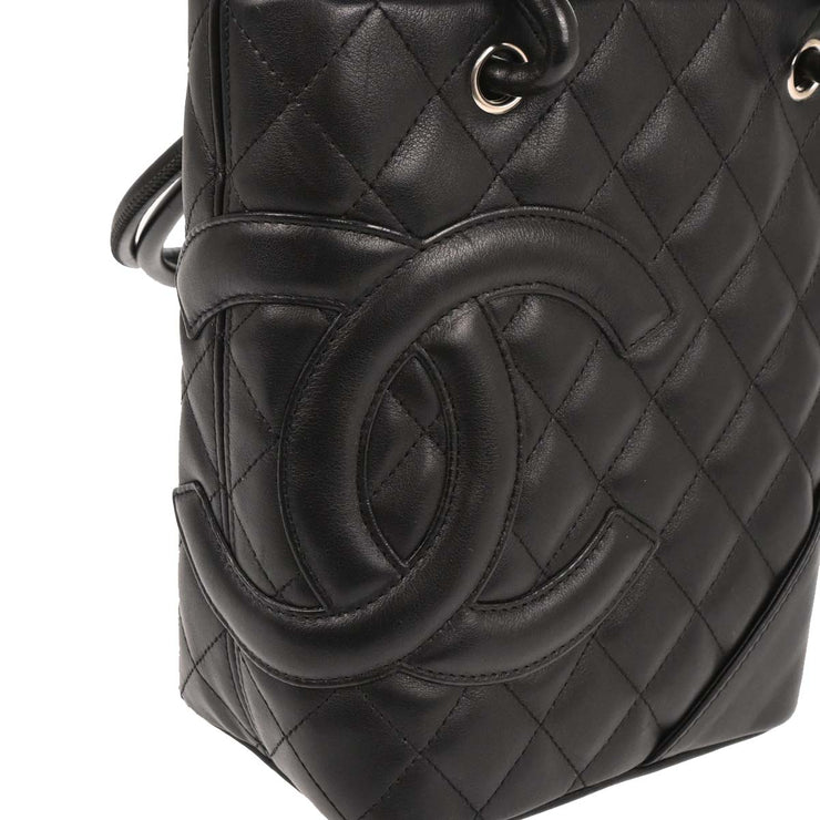Chanel Black Calfskin Cambon Ligne Tote Handbag 165678
