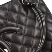 Chanel Black Calfskin Cambon Ligne Tote Handbag 165678