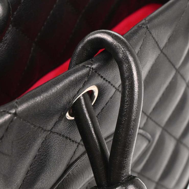 Chanel Black Calfskin Cambon Ligne Tote Handbag 165678