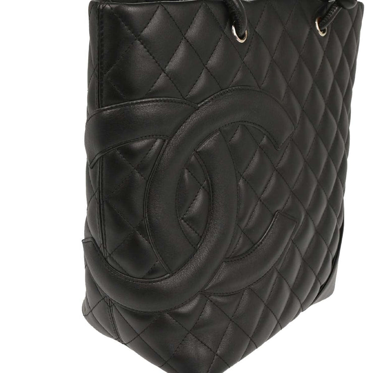Chanel Black Calfskin Cambon Ligne Tote Handbag 165679