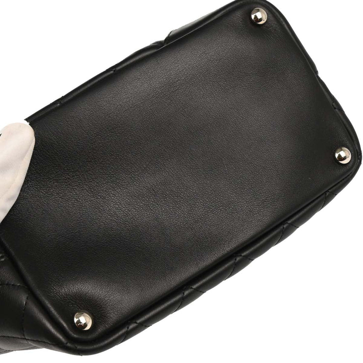 Chanel Black Calfskin Cambon Ligne Tote Handbag 165679