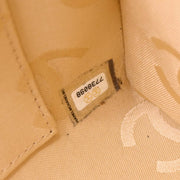 Chanel Beige Calfskin Choco Bar Tote Handbag 165716