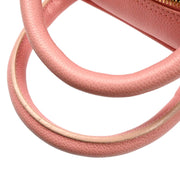 Chanel Pink Calfskin Bowling Bag 27 165735