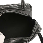 Chanel Black Calfskin Bowling Bag 27 165738