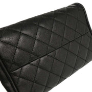 Chanel Black Calfskin Bowling Bag 27 165738