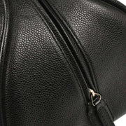 Chanel Black Calfskin Bowling Bag 27 165738