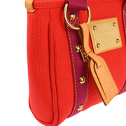 Louis Vuitton Red Purple Antigua Cabas PM Tote Bag M40037 FL0065 165763