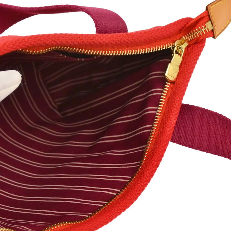 Louis Vuitton Red Purple Antigua Cabas PM Tote Bag M40037 FL0065 165763