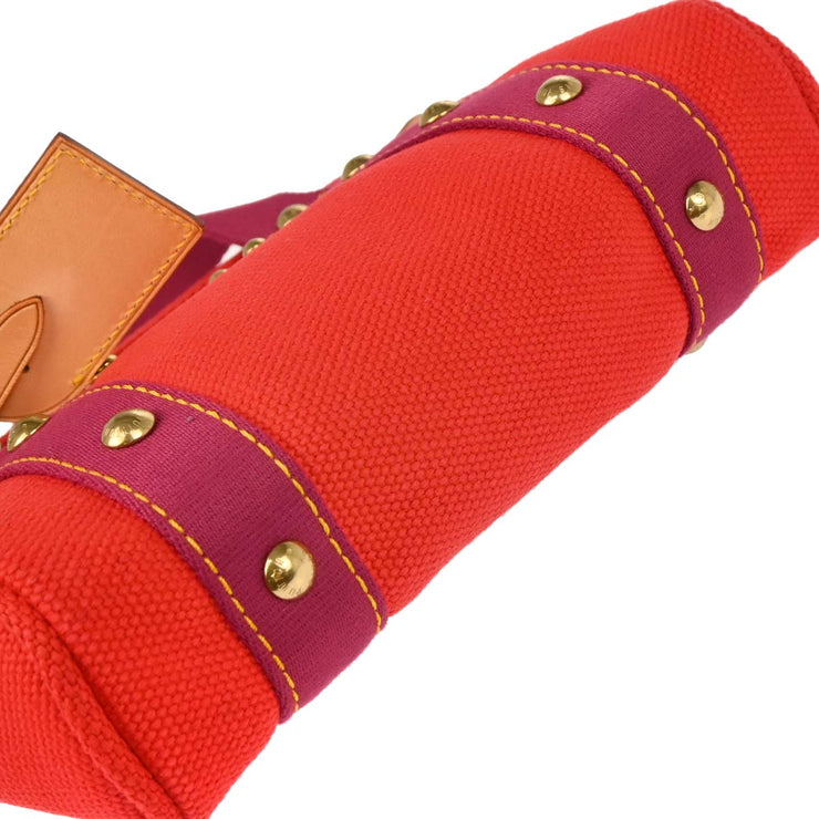 Louis Vuitton Red Purple Antigua Cabas PM Tote Bag M40037 FL0065 165763