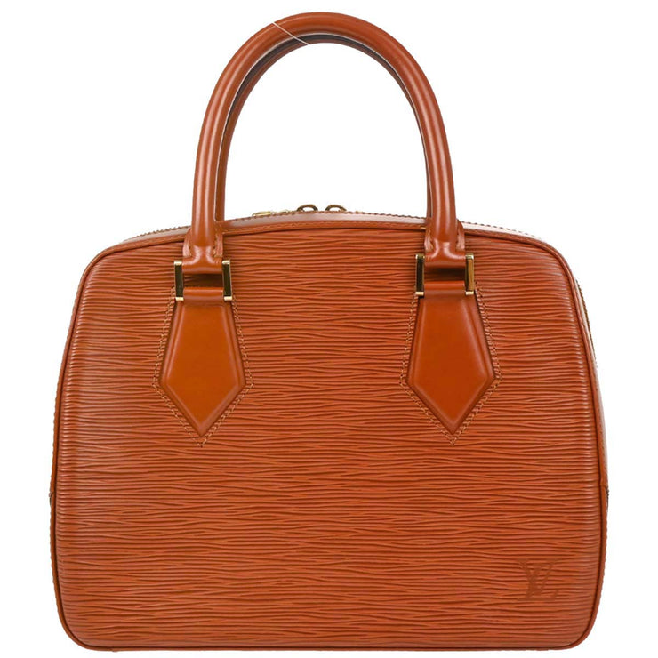 Louis Vuitton Brown Epi Sablon Handbag M52043 TH0929 165767
