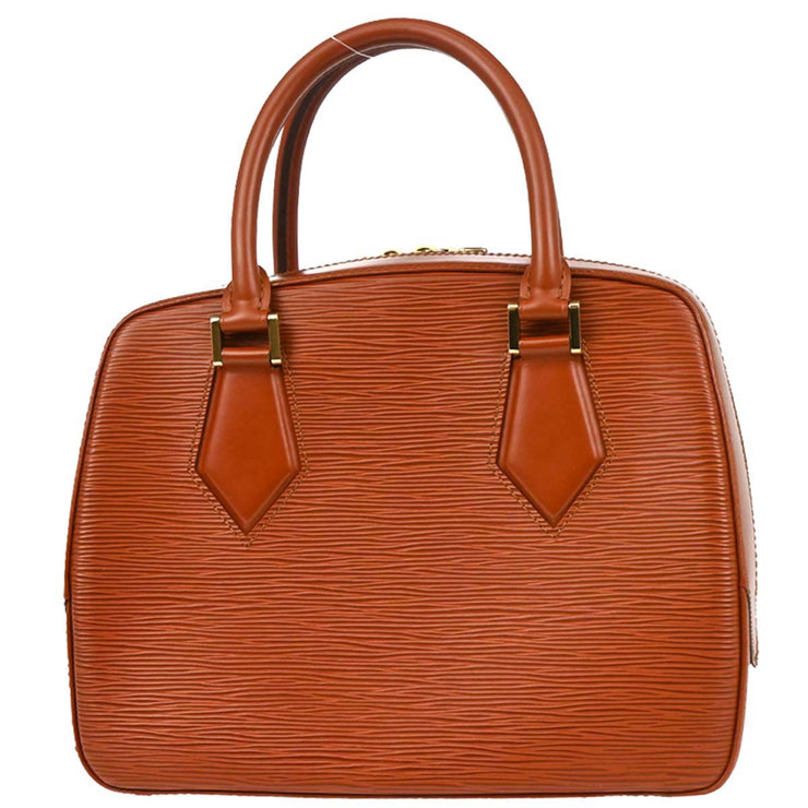 Louis Vuitton Brown Epi Sablon Handbag M52043 TH0929 165767